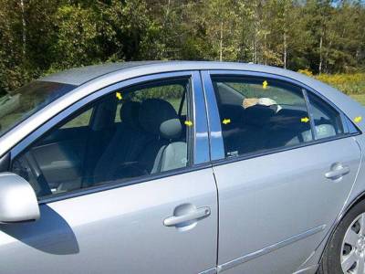 Quality Automotive Accessories - Quality Automotive WP26360 Window Accent Package for 06-10 Hyundai Sonata