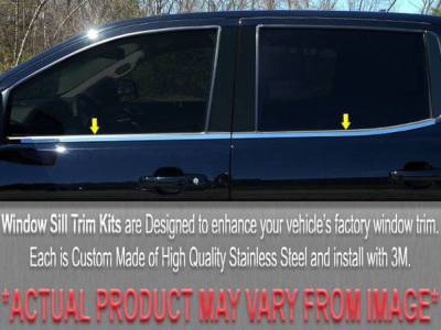 Quality Automotive Accessories - Quality Automotive WS25445 Window Sill Accent Kit for 05-07 Subaru Legacy