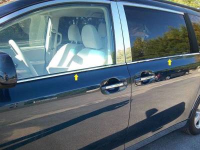 Quality Automotive Accessories - Quality Automotive WS11150 Window Sill Accent Kit for Toyota Sienna