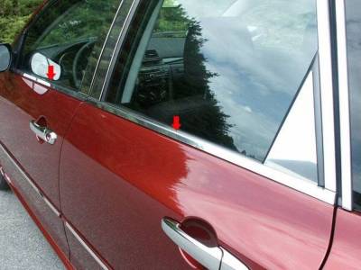 Quality Automotive Accessories - Quality Automotive WS27750 Window Sill Accent Kit 04-09 Mazda 3