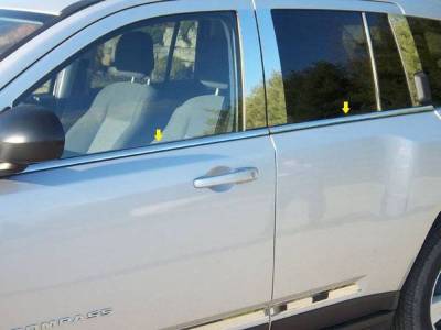 Quality Automotive Accessories - Quality Automotive WS51075 Window Sill Accent Kit for Jeep Compass
