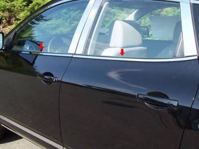Quality Automotive Accessories - Quality Automotive WS28535 Window Sill Accent Kit for Nissan Rogue