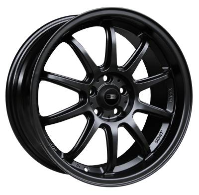 HD Wheels - HD Wheels Clutch 17x7.5 5x4.5 42mm Satin Black CL17756542SB