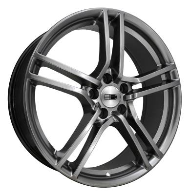 HD Wheels - HD Wheels VN17706538HB Vento 17x7 5x4.5 38mm Hyper Black
