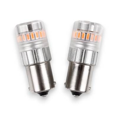 ARC Lighting - ARC Lighting Tiny Monster ECO Series 1156 LED Bulbs Amber PAIR 3116A