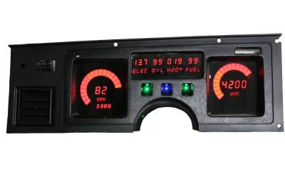 Intellitronix - Intellitronix LED Digital Replacement Gauge Panel 84-89 Corvette DP2003R