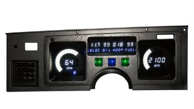 Intellitronix - Intellitronix LED Digital Replacement Gauge Panel 84-89 Corvette DP2003W