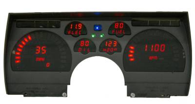 Intellitronix - Intellitronix LED Digital Replacement Gauge Panel 91-92 Camaro DP4005R