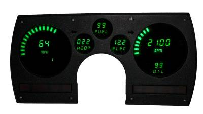 Intellitronix - Intellitronix LED Digital Replacement Gauge Panel 82-90 Camaro DP4003G