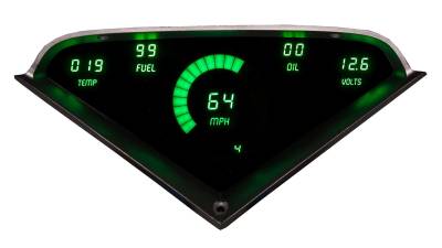 Intellitronix - Intellitronix LED Digital Replacement Gauge Panel 55-59 Chevy DP6000G