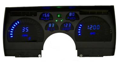 Intellitronix - Intellitronix LED Digital Replacement Gauge Panel 91-92 Camaro DP4005B