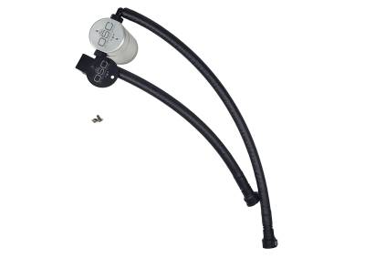 J&L Oil Separator Co - J&L Oil Separator 3087D-C 3.0 Driver Side Mounted Oil Separator Silver