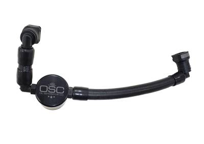 J&L Oil Separator Co - J&L Oil Separator 3050P-B 3.0 Passenger Side Mounted Oil Separator Black