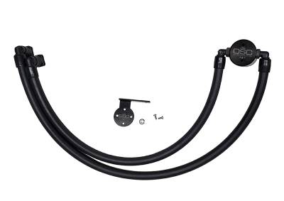 J&L Oil Separator Co - J&L Oil Separator 3.0 Passenger Side Mounted Oil Separator Black 3042P-B