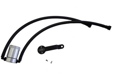 J&L Oil Separator Co - J&L 3085D-C Oil Separator 3.0 Driver Side Mounted Oil Separator Silver