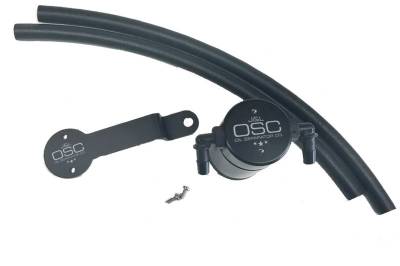 J&L Oil Separator Co - J&L Oil Separator 3.0 Passenger Side Mounted Oil Separator Black 3032P-B
