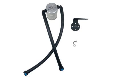 J&L Oil Separator Co - J&L Oil Separator 3086D-C 3.0 Driver Side Mounted Silver
