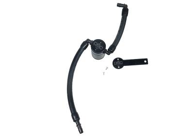 J&L Oil Separator Co - J&L 3067P-B Oil Separator 3.0 Passenger Side Mounted Oil Separator Black