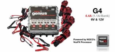 NOCO - Noco Genius G4 Charger Battery Genius 4 Bank 4400mA 6V/12V