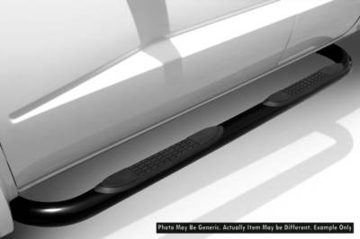 Promaxx - Promaxx 11151B Powdercoat Black Steel Nerf Step Bars