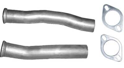 Pypes Performance Exhaust - Pypes PFF10K 2.5" Stainless Steel Mid Pipe Flow Tubes Kit for 79-04 Ford Mustang