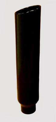 Pypes Performance Exhaust - Pypes EVT508-36B Exhaust Stack Pipe 5" ID x 8" OD x 36" L 8" Tip Clamp-On Black