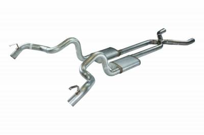 Pypes Performance Exhaust - Pypes SGF13 3" No Muffler Exhaust System w/X-Pipe for 70-74 F-Body