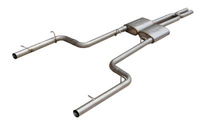 Pypes Performance Exhaust - Pypes SMC26S Street Pro Catback Dual Exhaust System for 11-14 Dodge Charger V6