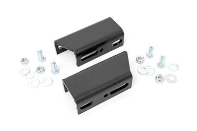 Rough Country Suspension Systems - Rough Country 1073 Front Sway Bar Drop Mount Kit for 3"-4" Lift for Jeep XJ
