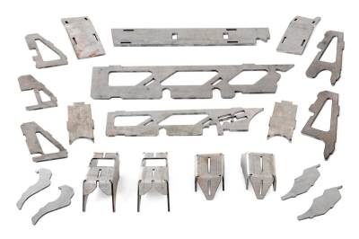 Rough Country Suspension Systems - Rough Country 10565 Dana 30 Front Axle Truss/C-Gusset Kit for 07-18 Wrangler JK