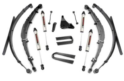 Rough Country Suspension Systems - Rough Country 49270 6" V2 Lift Kit 99 F250/F350 SD V10/Dsl 4WD w/Rear Springs