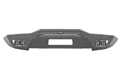 Rough Country Suspension Systems - Rough Country 51075 Modular HD Black Front Bumper for 21-26 Ford Bronco 2DR