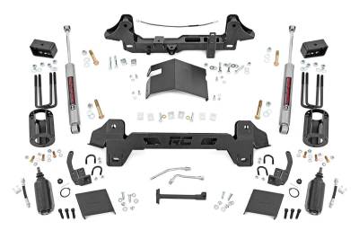 Rough Country Suspension Systems - Rough Country 74130 6" Suspension Lift Kit for 95-04 Toyota Tacoma 2WD/4WD