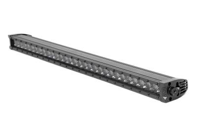 Rough Country Suspension Systems - Rough Country 70730BLDRL Black Series 30" Single Row DRL LED Light Bar Each