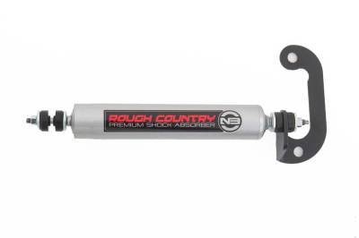Rough Country Suspension Systems - Rough Country 8731230 6" 8-Lug N3 Single Steering Stabilizer for 88-00 K2500