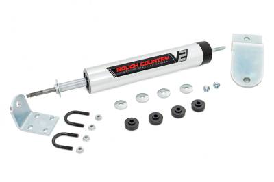 Rough Country Suspension Systems - Rough Country 8738770 V2 Single Steering Stabilizer 0-5" Lift for 94-02 RAM RWD