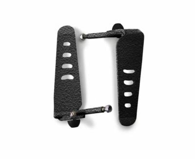 Steinjager - Steinjager Metal Style Foot Peg Kit-Bare for Wrangler TJ J0047013