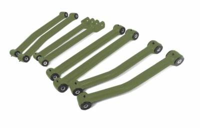 Steinjager - Steinjager Full Control Arm Kit 2.5"-4" Lift-Locas Green for Jeep JK J0049102