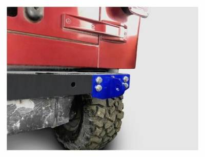 Steinjager - Steinjager Rear Bumper D-Ring Mounts-Southwest Blue for Wrangler TJ J0049116