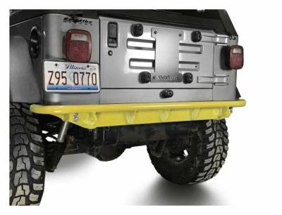Steinjager - Steinjager Rear Off Road D-Ring Bumper-Lemon Peel for Wrangler TJ J0049308