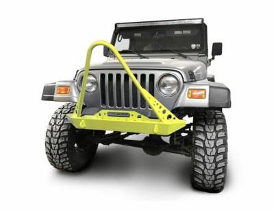 Steinjager - Steinjager Front Off Road Bumper w/Stinger-Lemon Peel for Jeep TJ J0049290