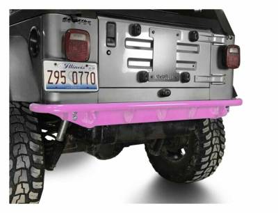 Steinjager - Steinjager Rear Off Road D-Ring Bumper-Pinky for Wrangler TJ J0049310
