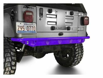 Steinjager - Steinjager Rear Off Road D-Ring Bumper-Sinbad Purple for Wrangler TJ J0049315
