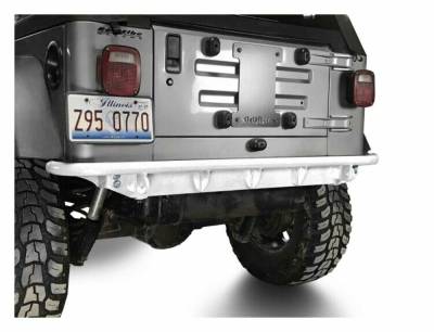 Steinjager - Steinjager Rear Off Road D-Ring Bumper-Cloud White for Wrangler TJ J0049316