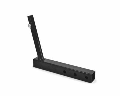 Steinjager - Steinjager Hitch Mount Single Flag Holder Black for Wrangler JL J0050058