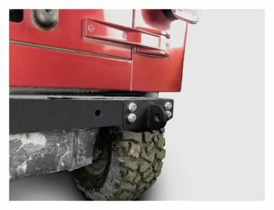 Steinjager - Steinjager Rear Bumper D-Ring Mounts-Texturized Black for Wrangler TJ J0049123