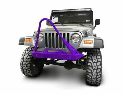 Steinjager - Steinjager Front Off Road Bumper w/Stinger-Purple for Wrangler TJ J0049297