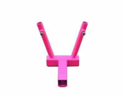 Steinjager - Steinjager Hitch Mount Dual Flag Holder-Hot Pink for Wrangler JL J0050056
