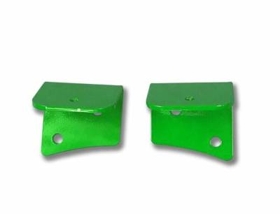 Steinjager - Steinjager A-Pillar Light Brackets-Neon Green for Wrangler JK J0049159