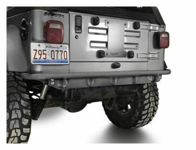 Steinjager - Steinjager Rear Off Road D-Ring Bumper-Bare for Wrangler TJ J0049302